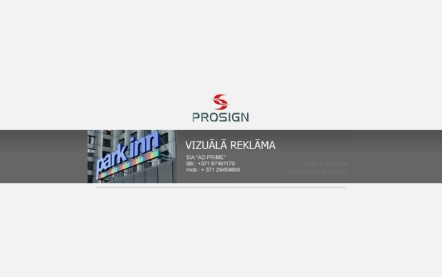 Prosign mobile media, SIA