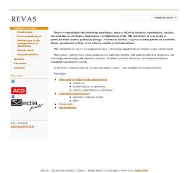 Revas, SIA